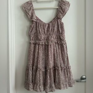 Altar'd State Pink Floral Dress